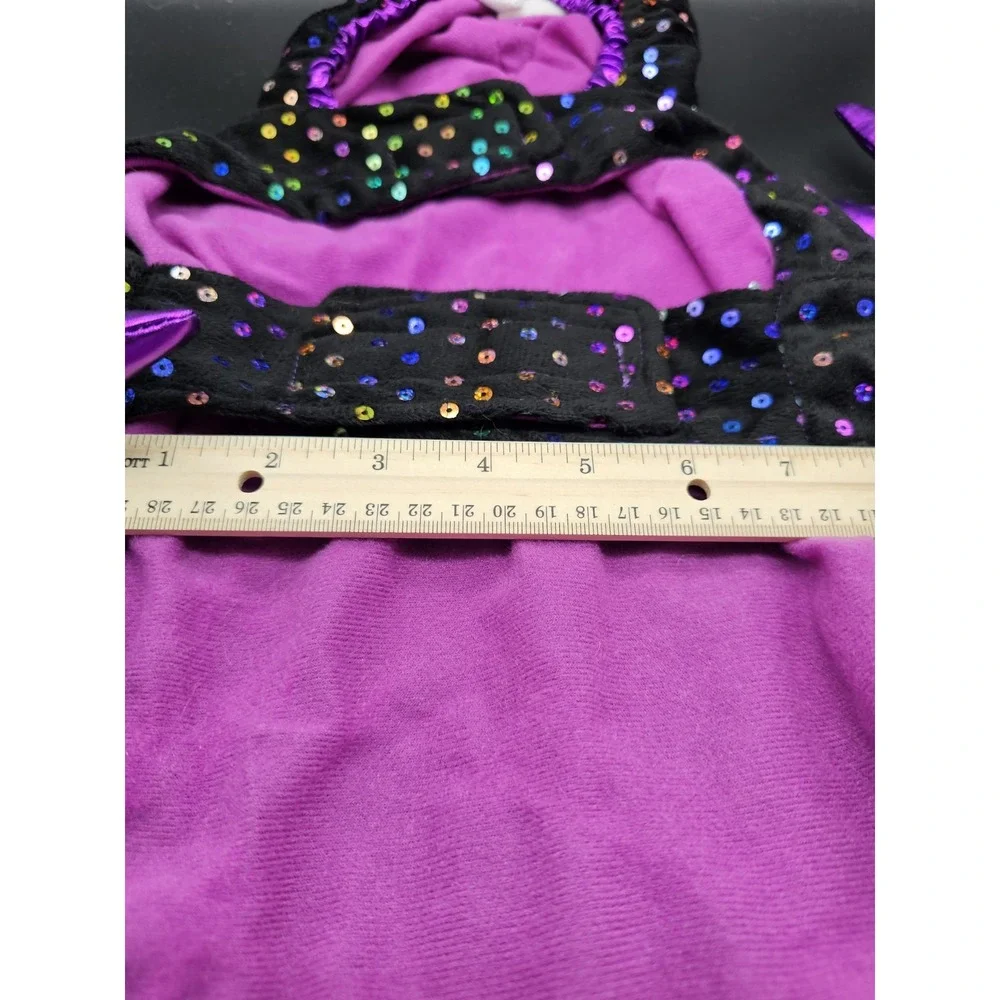 Black & Purple Sparkle Spider Dog Costume Medium Dog Costume‎